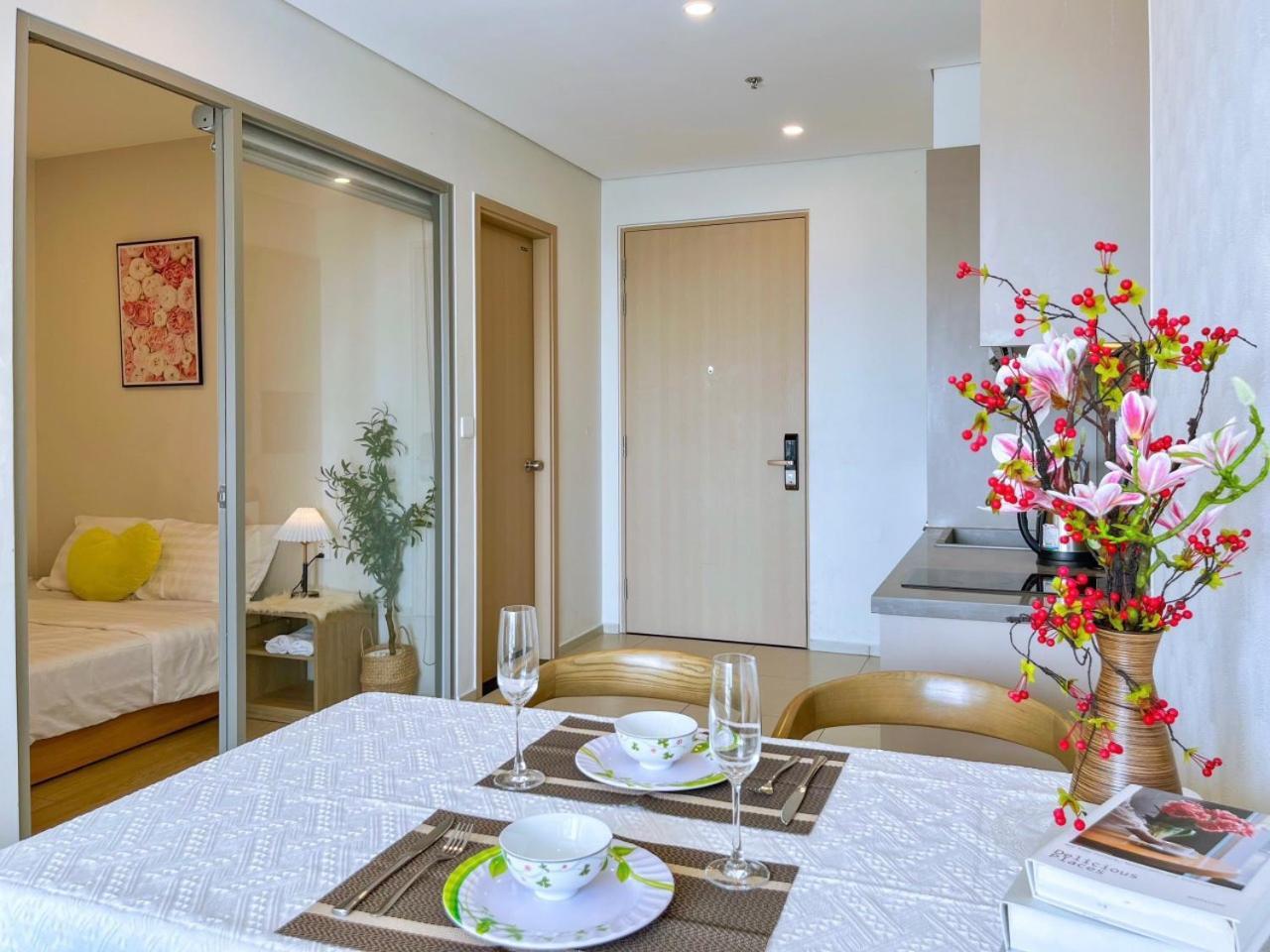 The sóng Apartment , Miễn phí hồ bơi vô cực cao nhất Vũng Tàu Esterno foto