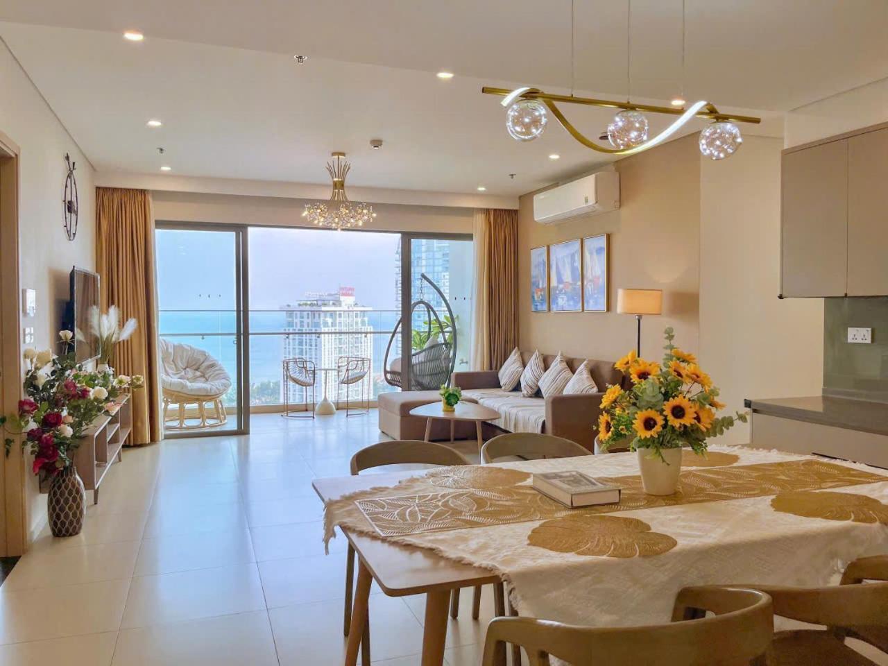 The sóng Apartment , Miễn phí hồ bơi vô cực cao nhất Vũng Tàu Esterno foto