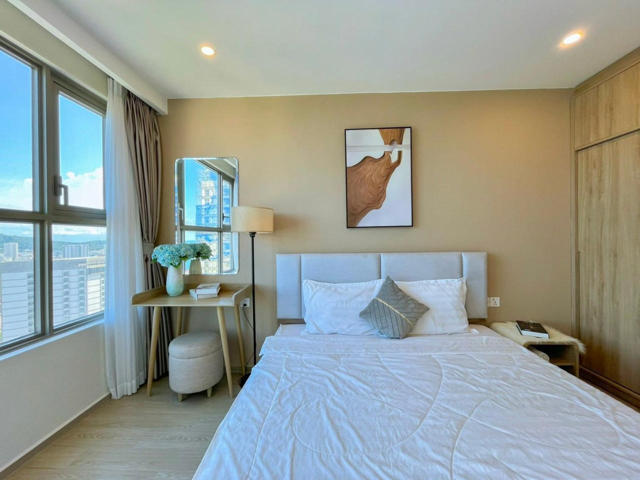 The sóng Apartment , Miễn phí hồ bơi vô cực cao nhất Vũng Tàu Esterno foto